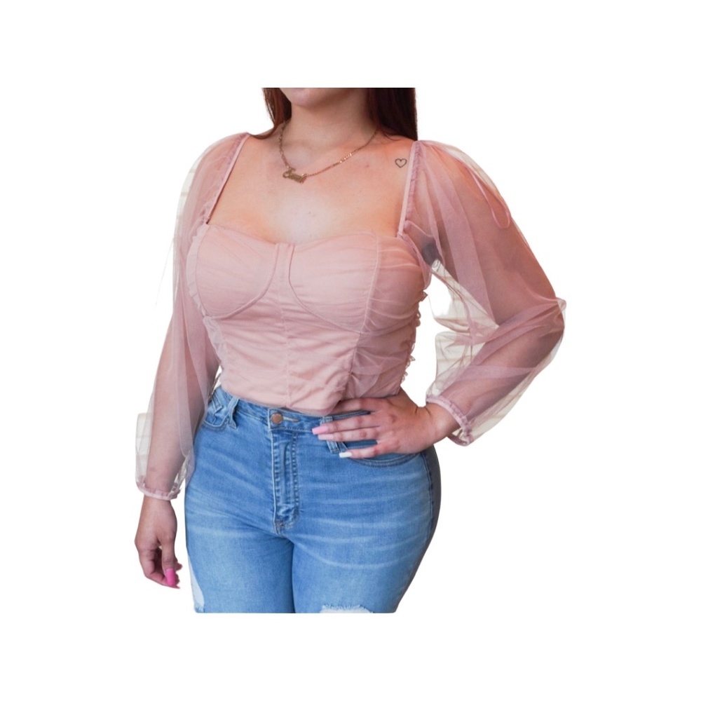 Velvet Crop Top